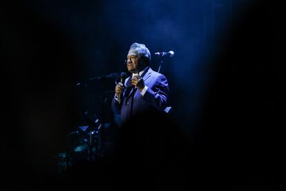 Armando Manzanero durante un concierto en Guanajuato, en octubre de 2015.