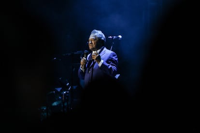 Armando Manzanero durante un concierto en Guanajuato, en octubre de 2015.
