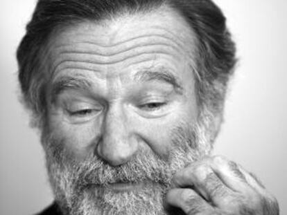 O ator Robin Williams.