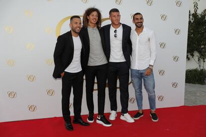 Jordi Alba, Ethan Ampadu, Ross Barkley y Davide Zappacosta.