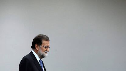 El presidente del Gobierno, Mariano Rajoy, el viernes
