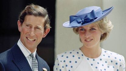 Charles e Diana em 1985.