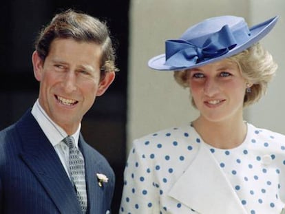 Carlos y Diana de Inglaterra en 1985.