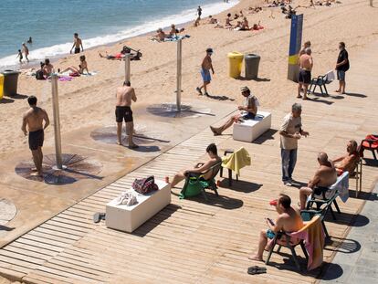 La playa del Somorrostro de Barcelona, en una imagen de archivo.