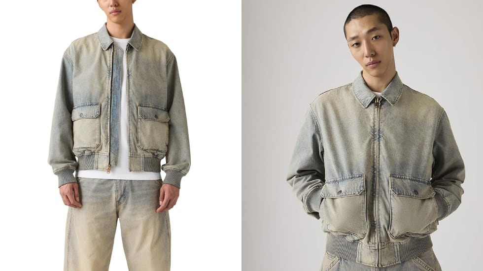 Chaqueta Cortland en versión desgastada, de Levi’s.