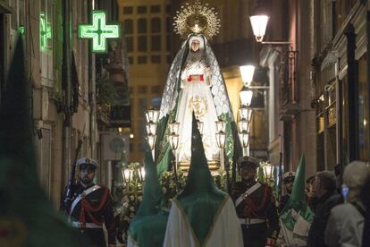 Procesión de la Virgen de la Esperanza en Lugo.