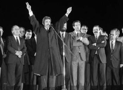 Pasqual Maragall durant la inauguració dels Jocs Olímpics de Barcelona 1992.