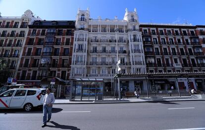 El edificio de Fuencarral 112, es uno de los 14 inmuebles que eran propiedad de Fusara.