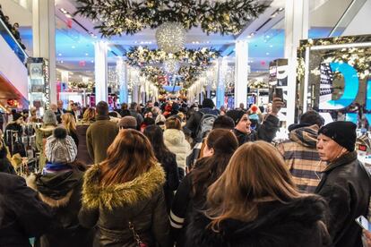 Ambiente en la tienda Macy's de Nueva York (EE UU).