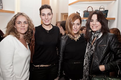 Nieves González, directora de la agencia de comunicación Nota Bene; Eugenia Ortiz-Domecq; Empar Prieto, directora de S Moda; y Begoña Maestre.