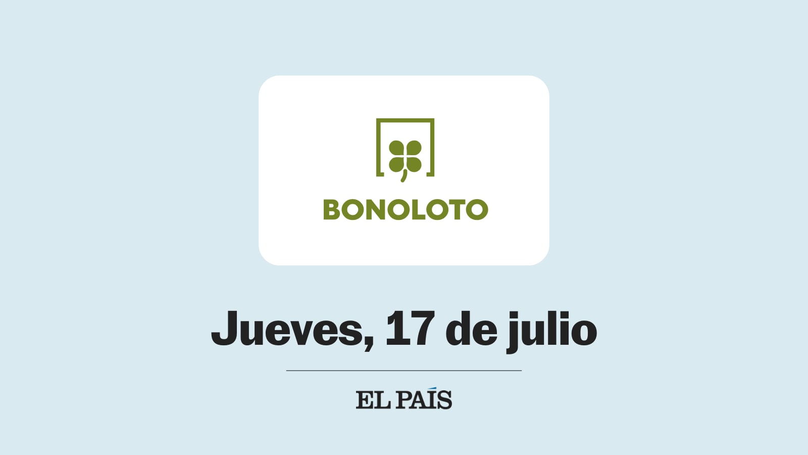 Bonoloto: comprobar sorteo del jueves 17 de julio