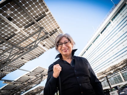 Salma Barquín, directiva de Endesa, en sus oficinas de Madrid.