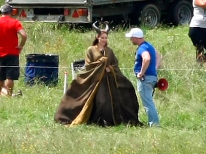 Foto del día: Angelina Jolie es la mala malísima de la bella durmiente
