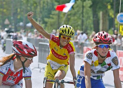 La campeona del mundo de contrarreloj Joane Somarriba.