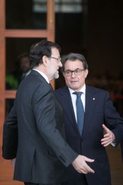 Mariano Rajoy y Artur Mas en una imatge d'arxiu.