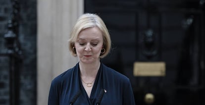 La primera ministra de Reino Unido, Liz Truss. 