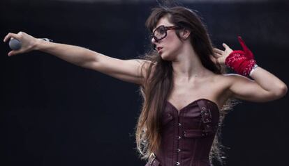 La Mala Rodríguez en una actuación.