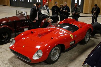 El Ferrari 335 Sport Scaglietti que se subasta en París