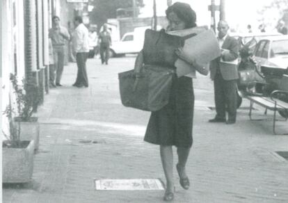 Cartera urbana de reparto en Madrid en 1982.