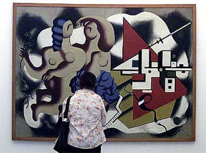 <b></b><i>Bailarinas con llaves </i> (1930), una de las obras de Léger presentes en la exposición.
