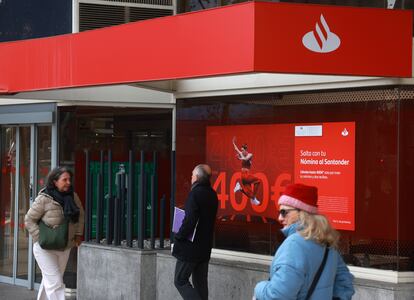 Sucursal del Banco de Santander.