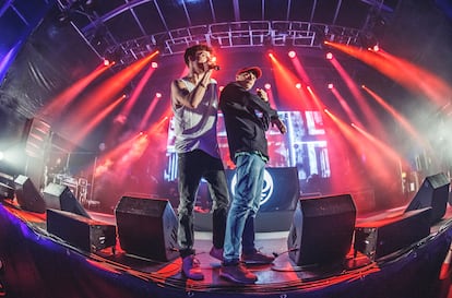 Concierto de Ayax y Prok en El Invernadero (Madrid), el 5 de diciembre de 2019.