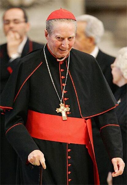 El cardenal Carlo Maria Martini, hace dos semanas en el Vaticano.