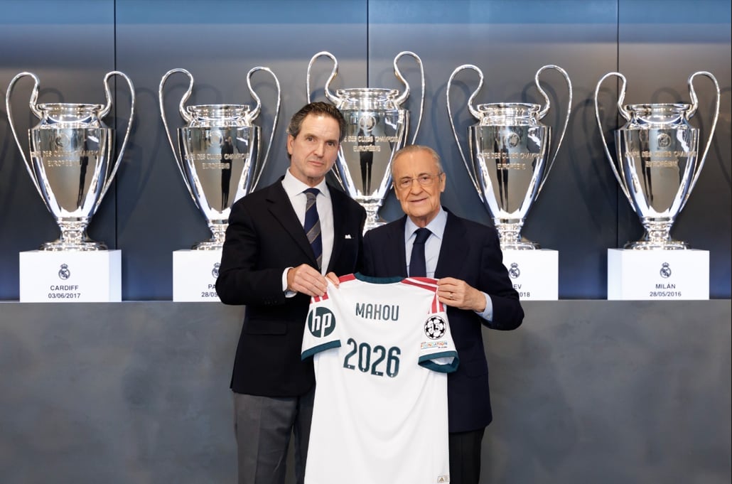 Mahou renueva su acuerdo de patrocinio con el Real Madrid hasta 2033