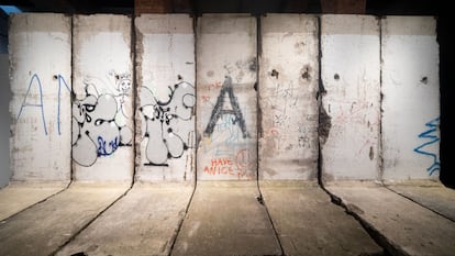 Imagen del Muro de Berlín de la exposición