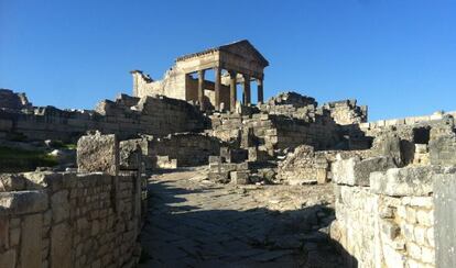 Ciudad romana de Dougga, en Túnez.