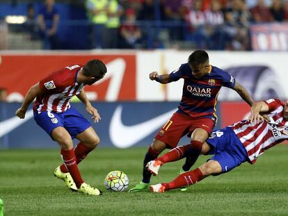 Duelo por el liderato de la Liga entre el Barcelona y el Atlético de Madrid