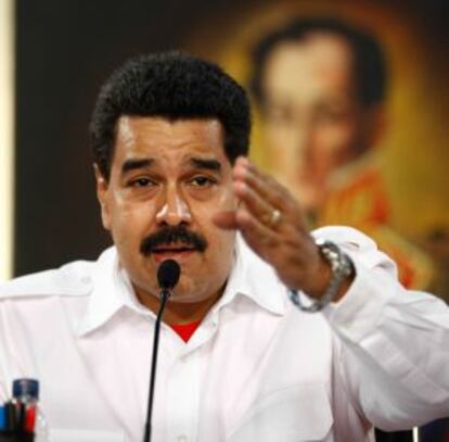 Nicolás Maduro, este miércoles.
