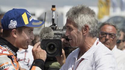 Marc Márquez y Michael Doohan  en una foto de 2018 en Alemania.