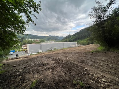 Obras en la planta de Oñati (Gipuzkoa).