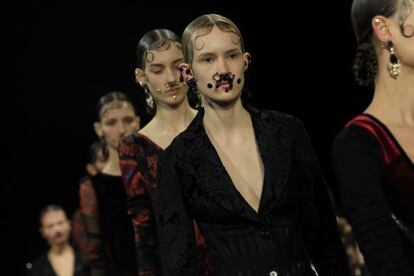 Desfile de Givenchy en París.