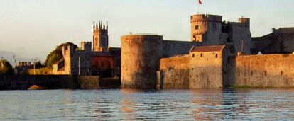 Castillo del rey Juan en Limerick.