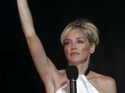 La actriz Sharon Stone