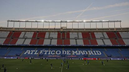 O estádio Vicente Calderón.