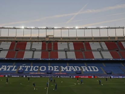 O estádio Vicente Calderón.