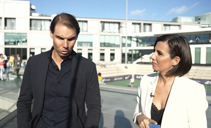 Nadal y Pastor, en un instante de la entrevista.