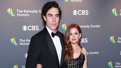 Sacha Baron Cohen e Isla Fisher en una gala en Washington, en diciembre de 2022.