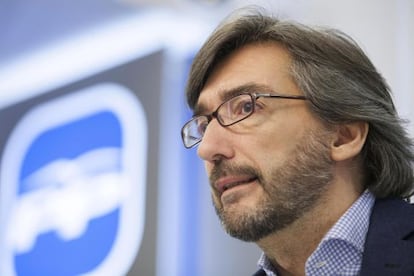 Oyarzábal, en la comparecencia de este lunes.