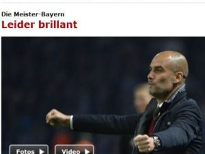 “Guardiola, un líder brillante”
