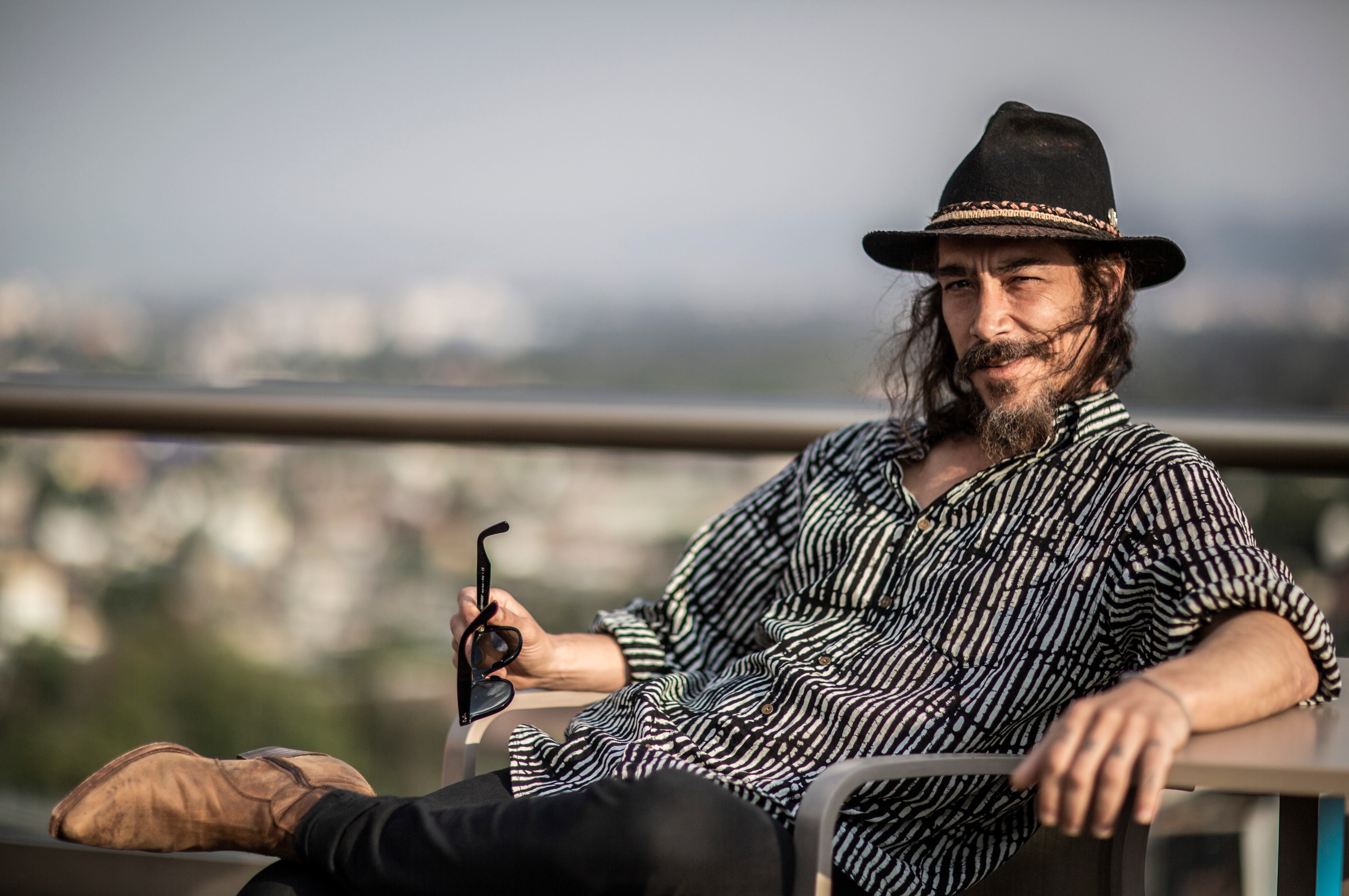 Óscar Jaenada, fotografiado en Ciudad de México en 2019. 