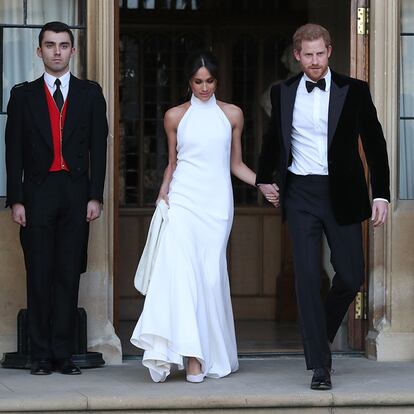 No es casualidad que Meghan la haya elegido en multitud de ocasiones, incluida la cena de gala del día de su boda.