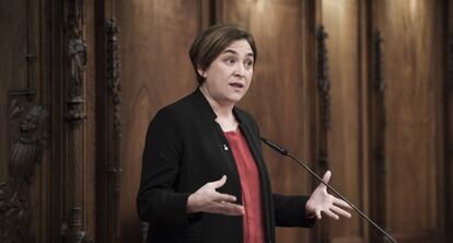 Ada Colau en los premios empresa innovadora en conciliaci&oacute;n y tiempo. 