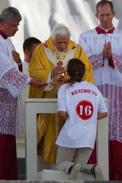 Con la visita del Papa a Madrid el pasado mes de agosto, la capital se vistió de amarillo. 