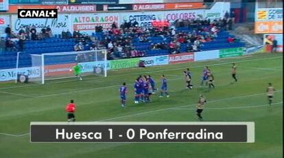 Huesca 1; Ponferradina 0