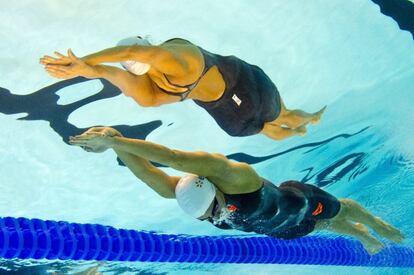 Eliminatorias de los 200m libre del Europeo de Berlín.