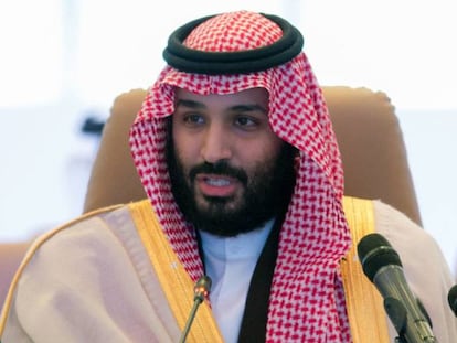 El pr&iacute;cncipe heredero de Arabia Saud&iacute;, Mohamed Bin Salm&aacute;n, el pasado noviembre en Riad. 
 